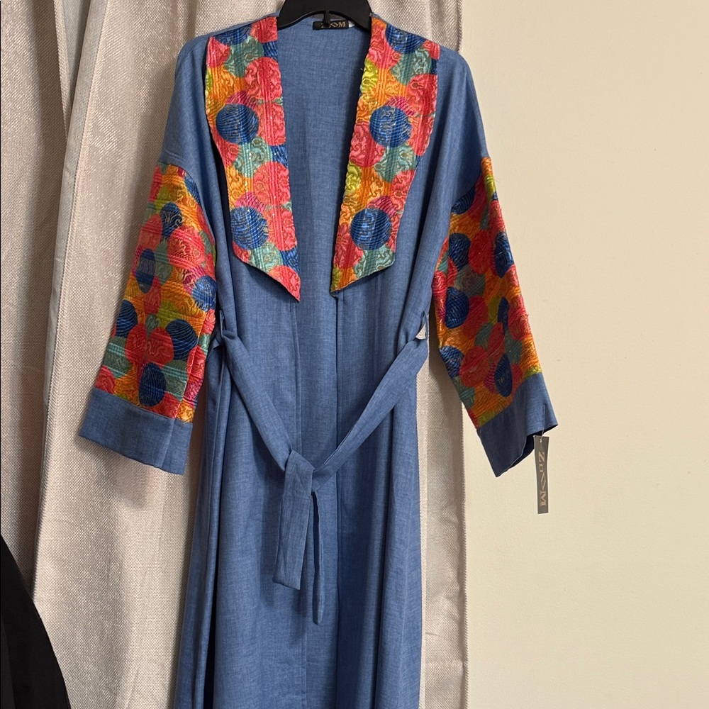 Colorful Embroidered Women's Jacket